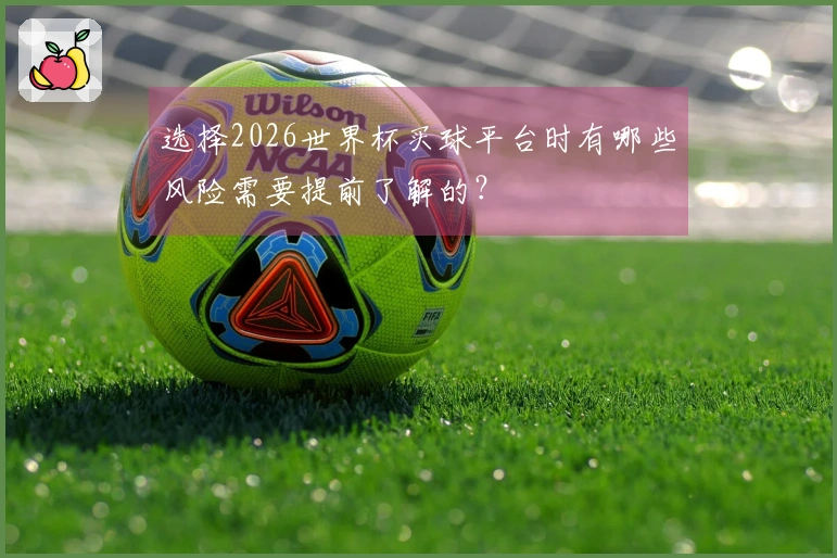 选择2026世界杯买球平台时有哪些风险需要提前了解的?