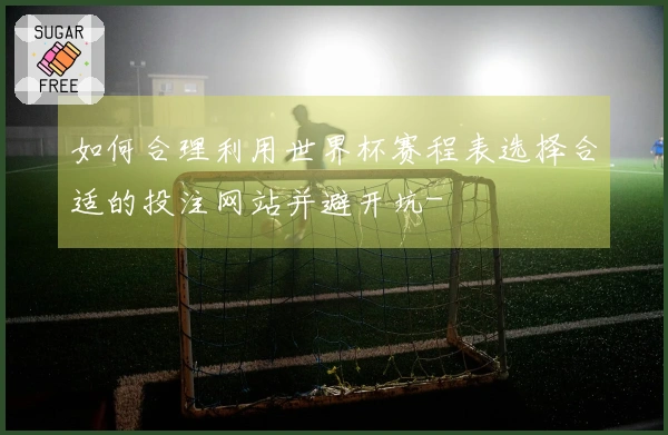 如何合理利用世界杯赛程表选择合适的投注网站并避开坑-